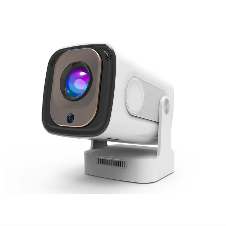 Proyector Inteligente ISMARTX17, Enfoque Automático y Corrección Trapezoidal Automática, 300ANSI HD Portátil para Hogar y Oficina